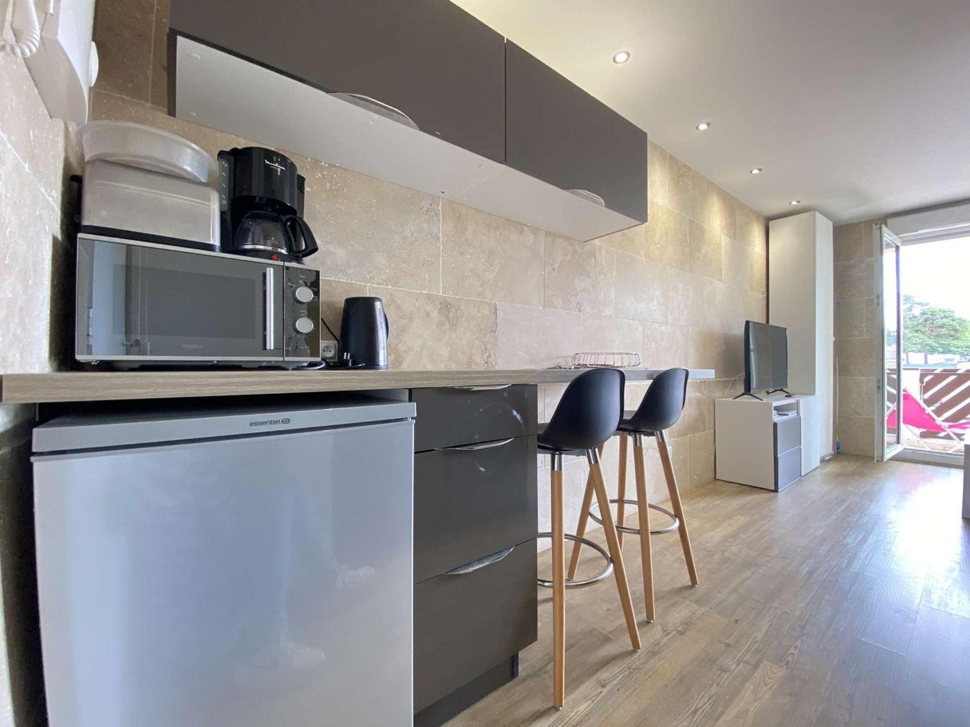 Studio Moderne Avec Balcon Sud, Parking Prive, Pres Avenue De Gaulle - 2 Couchages A La Baule - Fr-1-245-107 Экстерьер фото