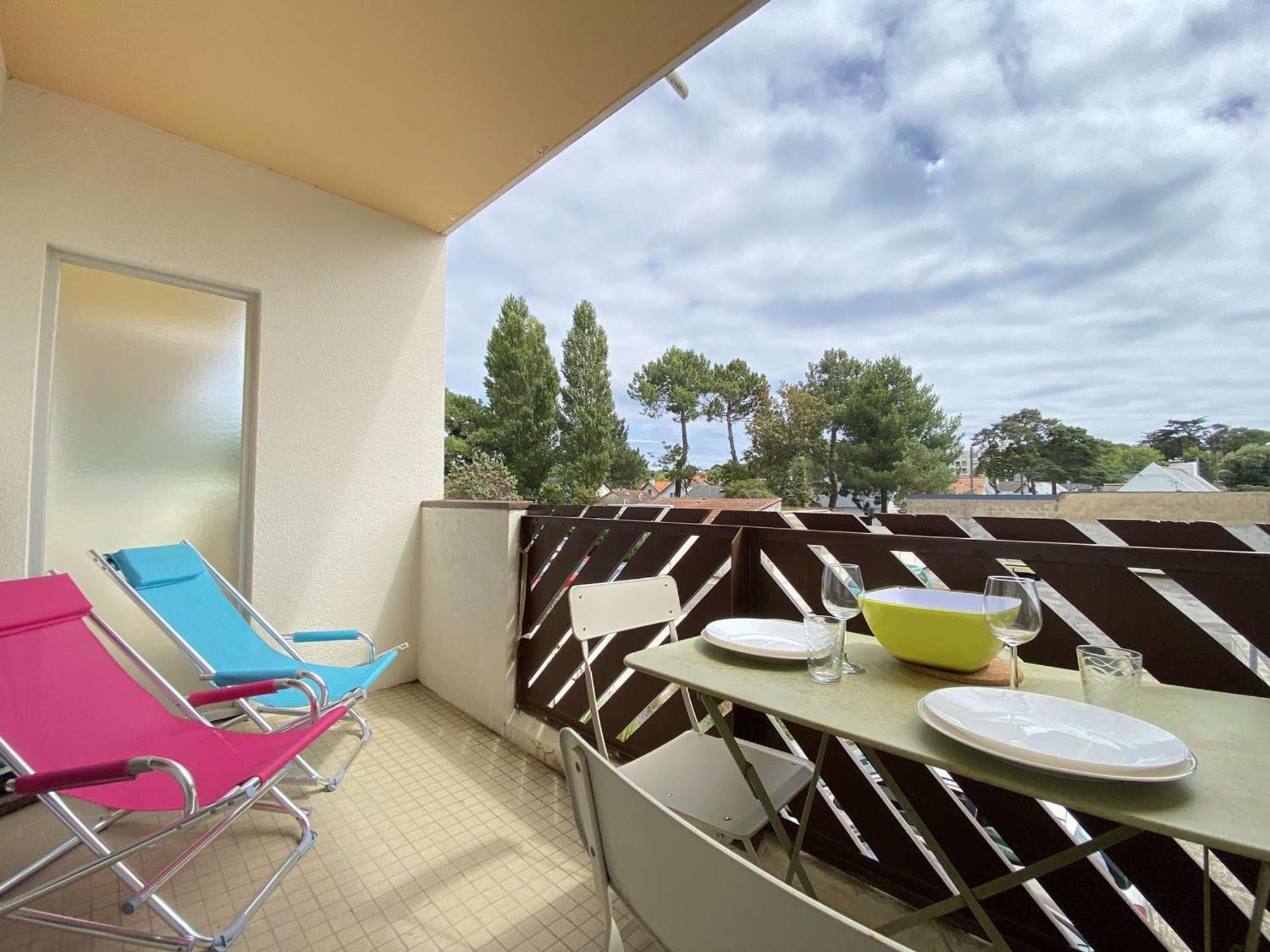 Studio Moderne Avec Balcon Sud, Parking Prive, Pres Avenue De Gaulle - 2 Couchages A La Baule - Fr-1-245-107 Экстерьер фото